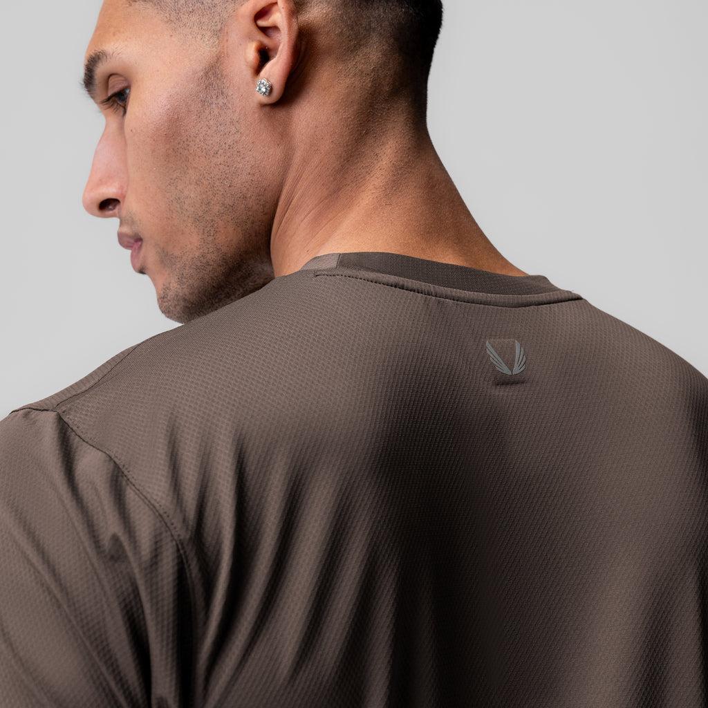 1015. AeroSilver® Essential Tee - Deep Taupe Product Image