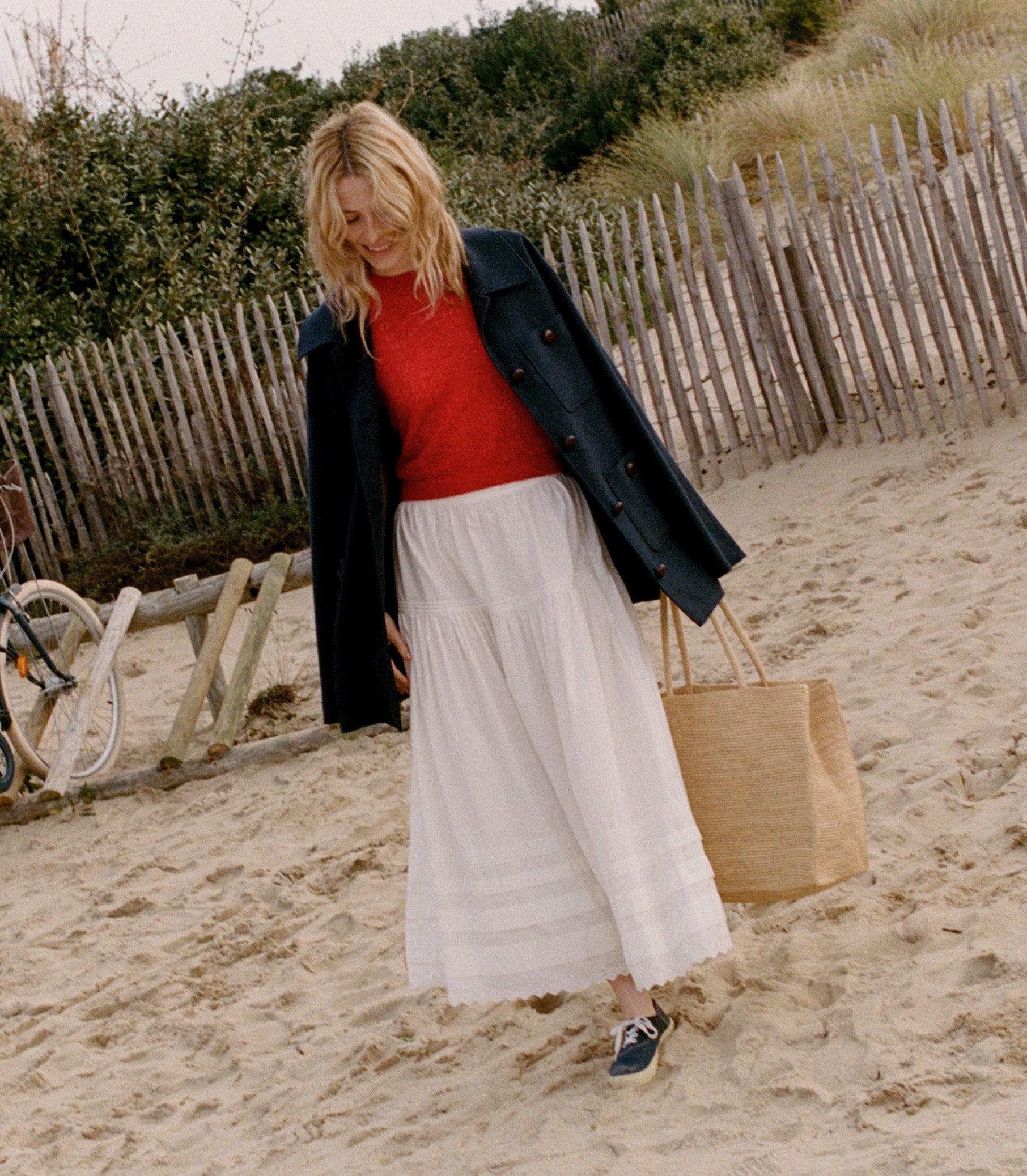 MONICA SWEATER -- CHERRY RED Product Image