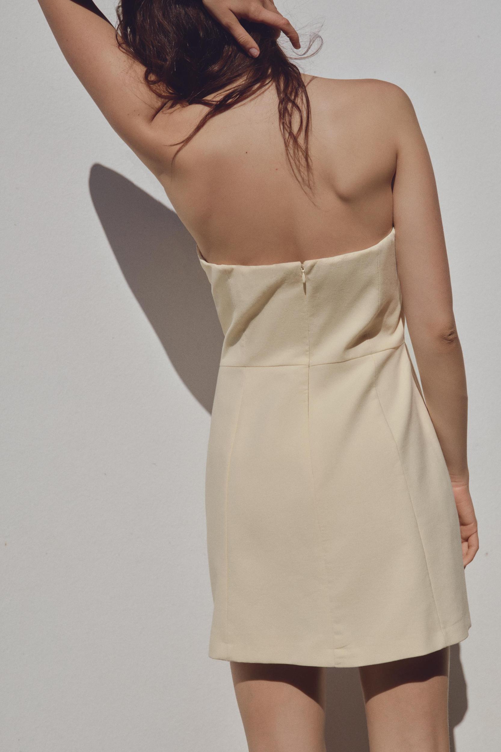 STRAPLESS MINI DRESS Product Image