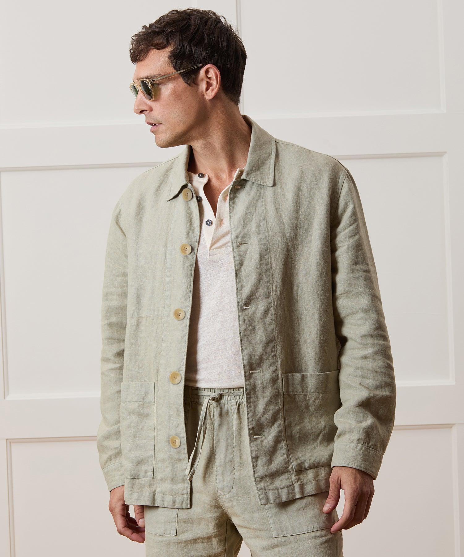 Linen Chore Jacket Product Image