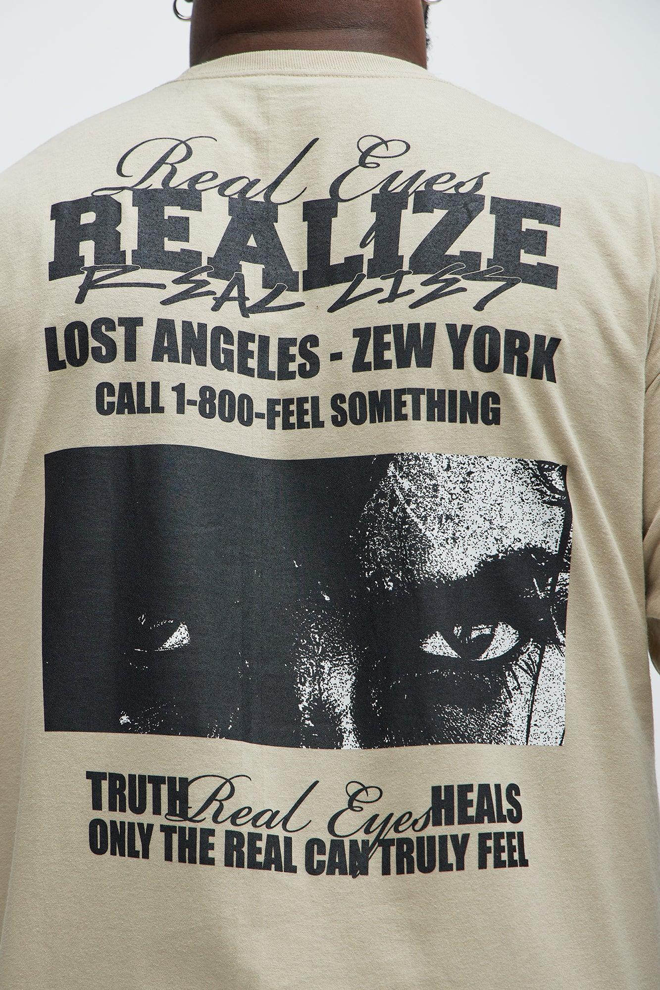 Realize Real Eyes Short Sleeve Tee - Sand Product Image
