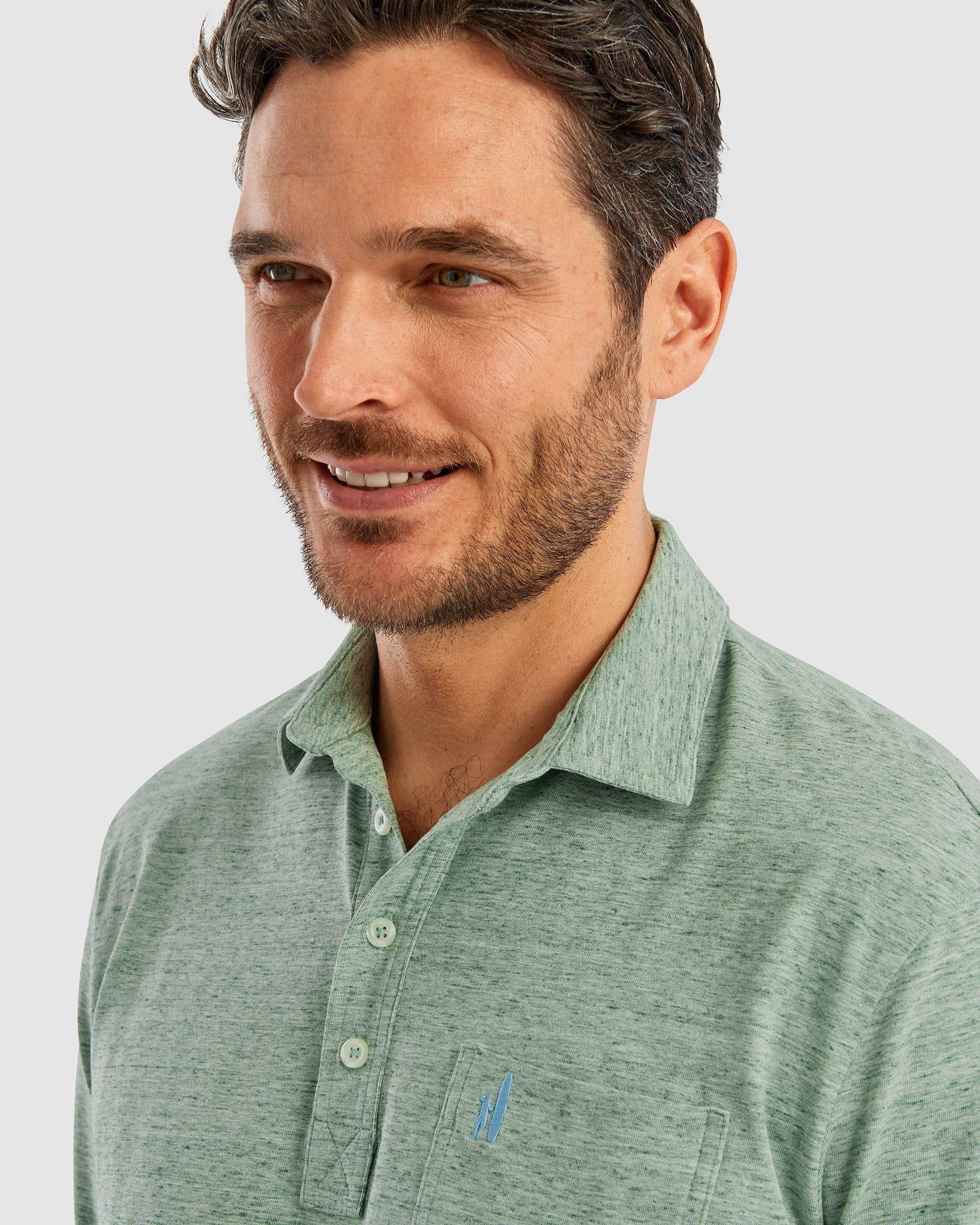 GS- TEST -  Heathered Original Polo Product Image