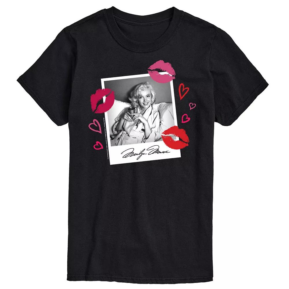 Big & Tall Marilyn Monroe Kiss Tee, Men's,  Product Image