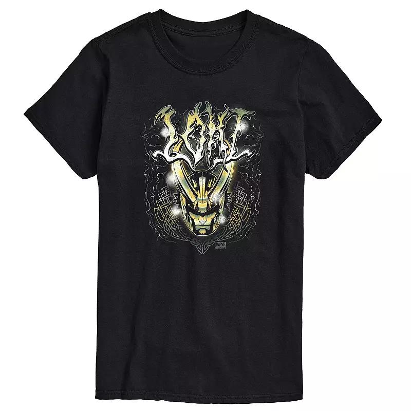 Men's Marvel Loki Norse Metal Graphic Tee,  Product Image