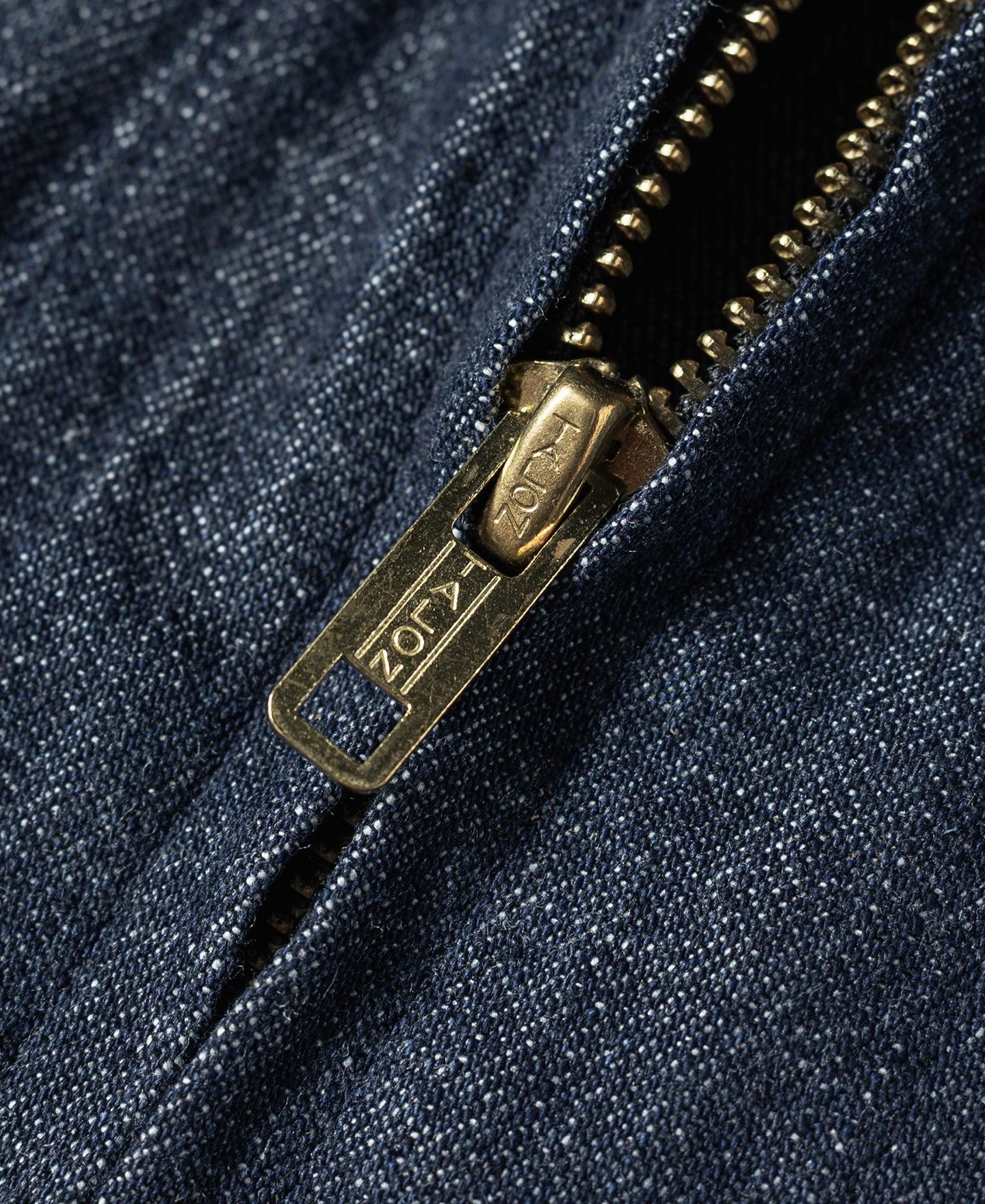 1960s Zip Up Denim Work Jacket Product Image