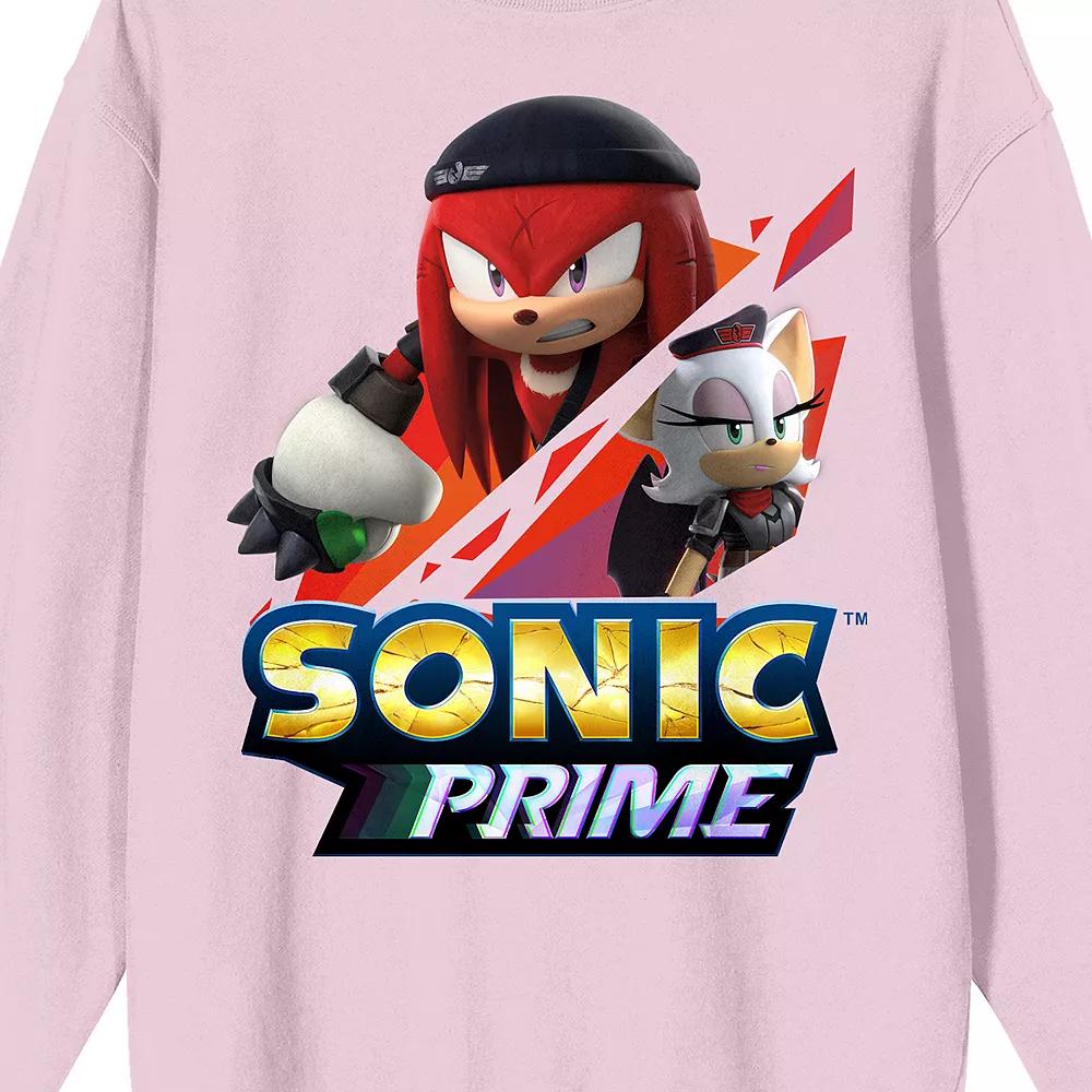 Men's Sonic Prime Renegade Knucks Graphic Tee, Size: Small, Pink Product Image