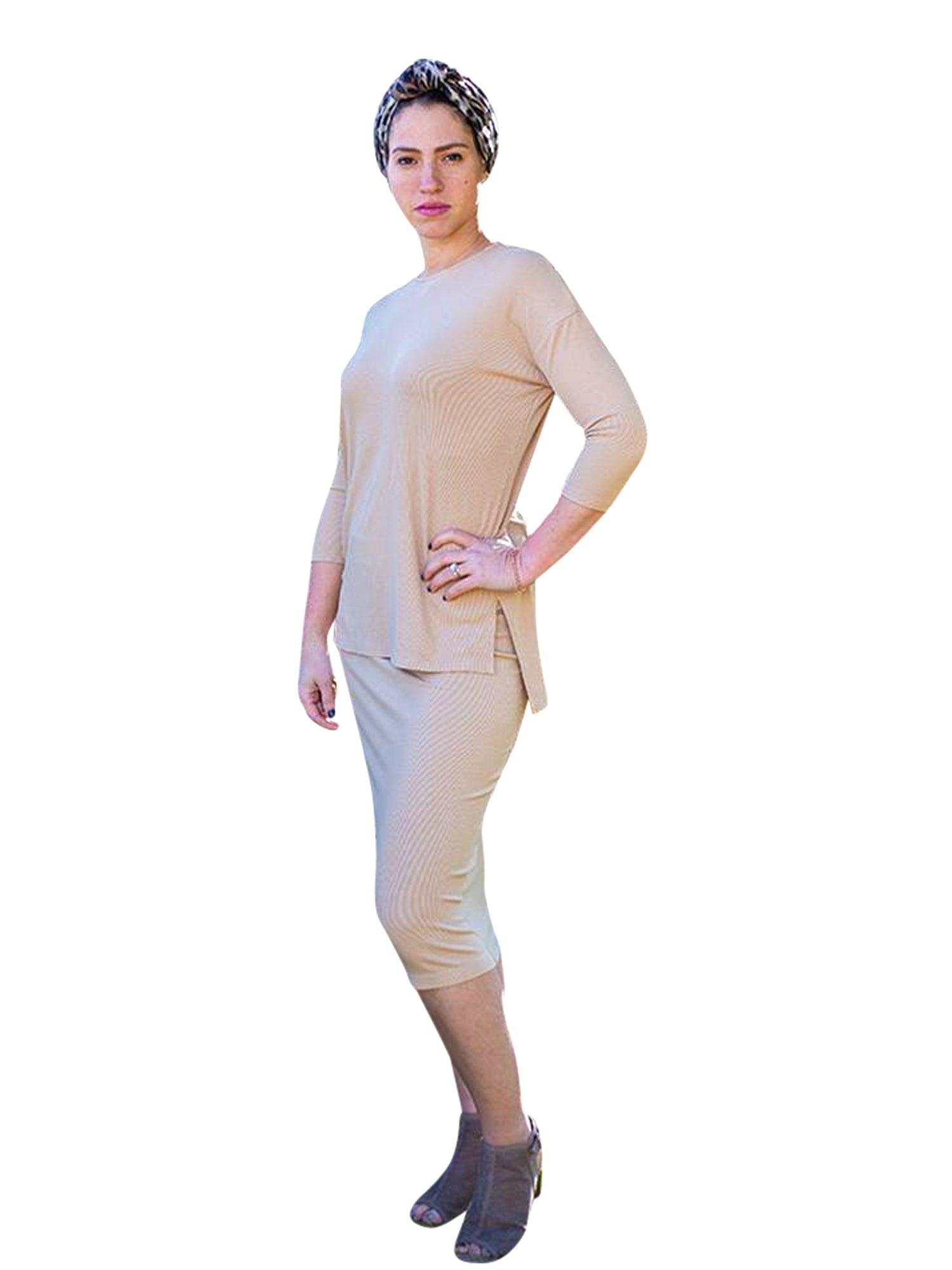 Daniella Faye Ribbed Skirt Product Image