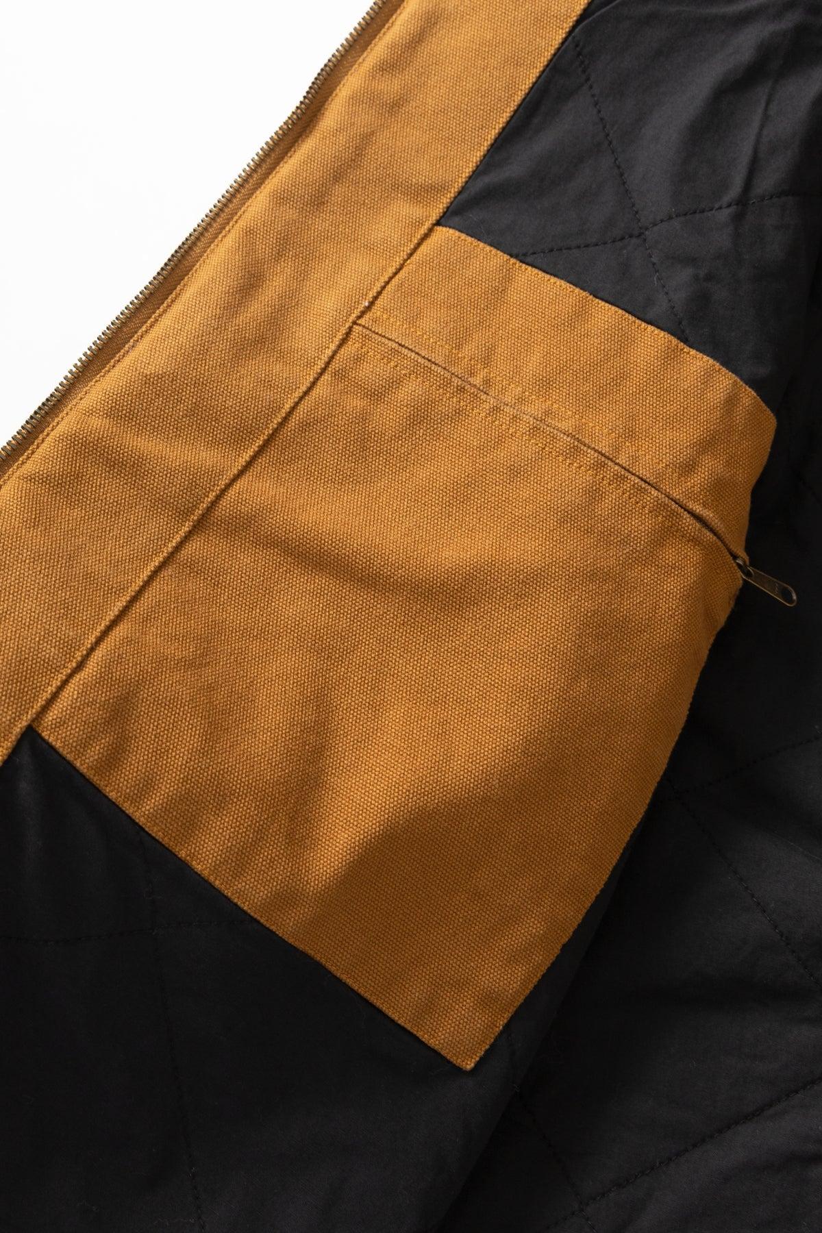 Okonkwo MFG - Canvas Hooded Jacket - Dark Khaki Product Image