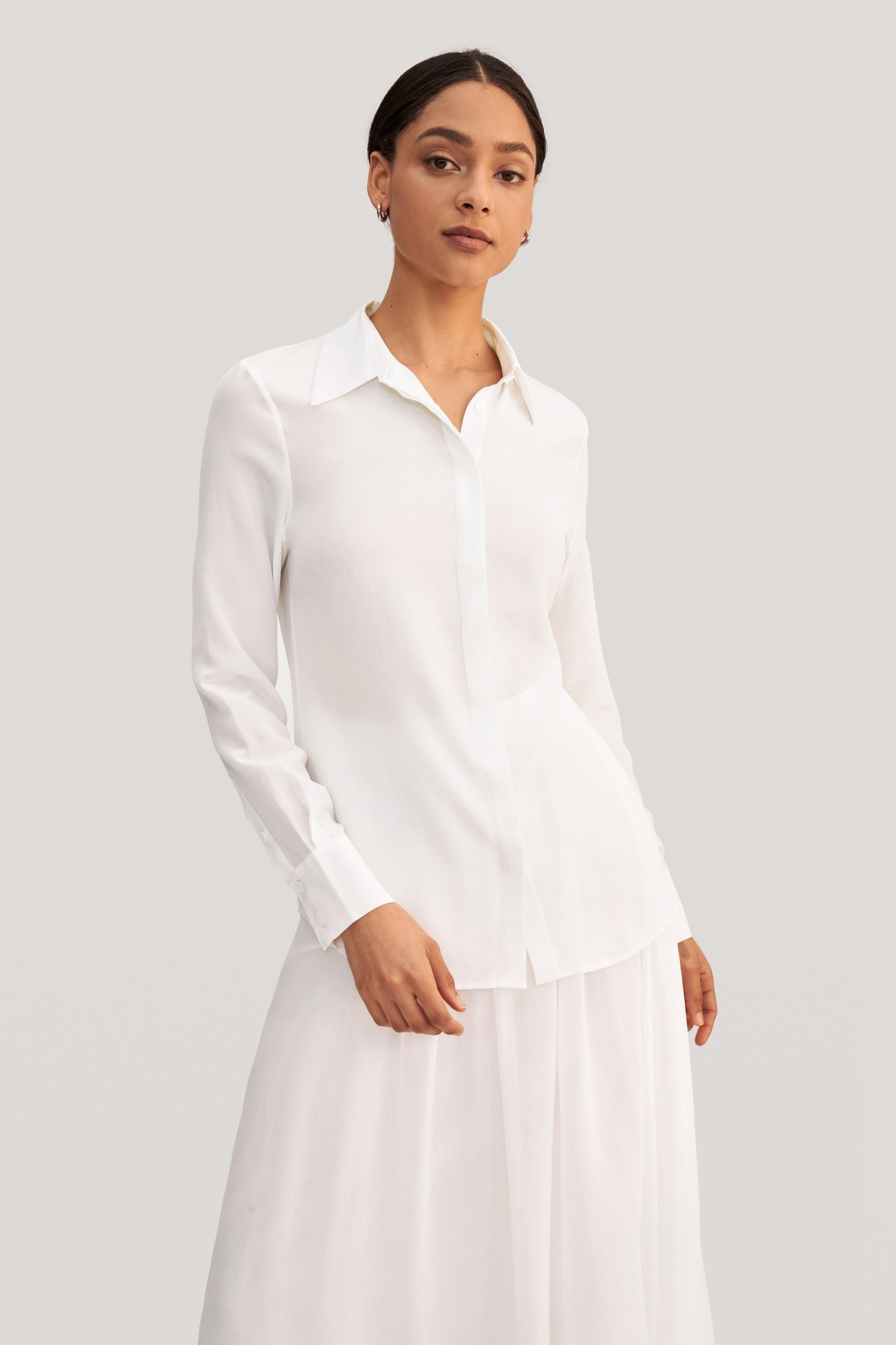 Classic Comfort Silk Shirt Product Image