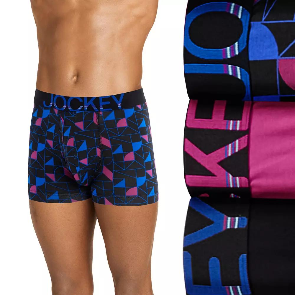 Men's Jockey® 3-Pack ActiveStretch™ 4" Boxer Brief,  Product Image