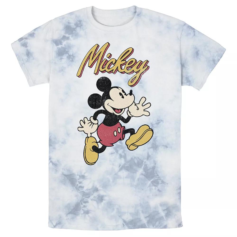 Men's Disney Mickey And Friends Mickey Classic Run Portrait Wash Tee,  Product Image