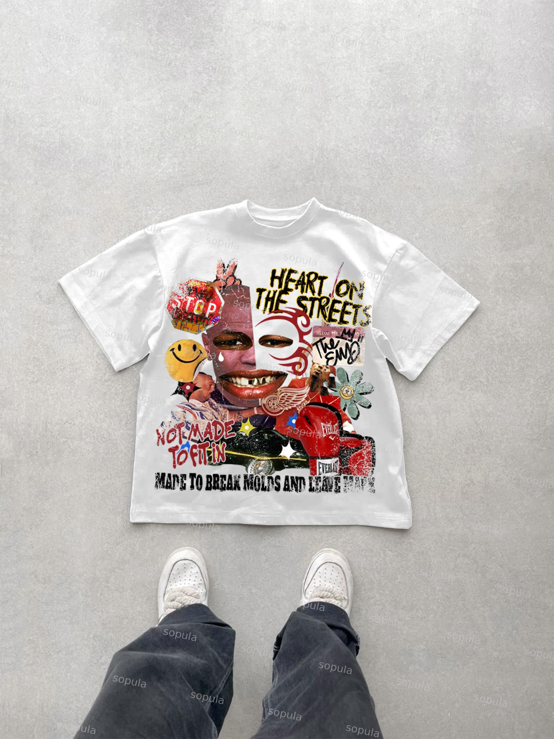 Money Makers Graphics Fly Rich Printed Casual T-Shirt Product Image