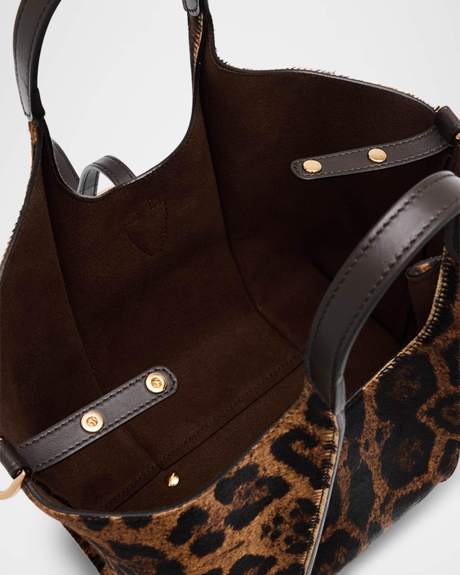 Animal-Print Calf Hair Shopping Tote Bag Product Image