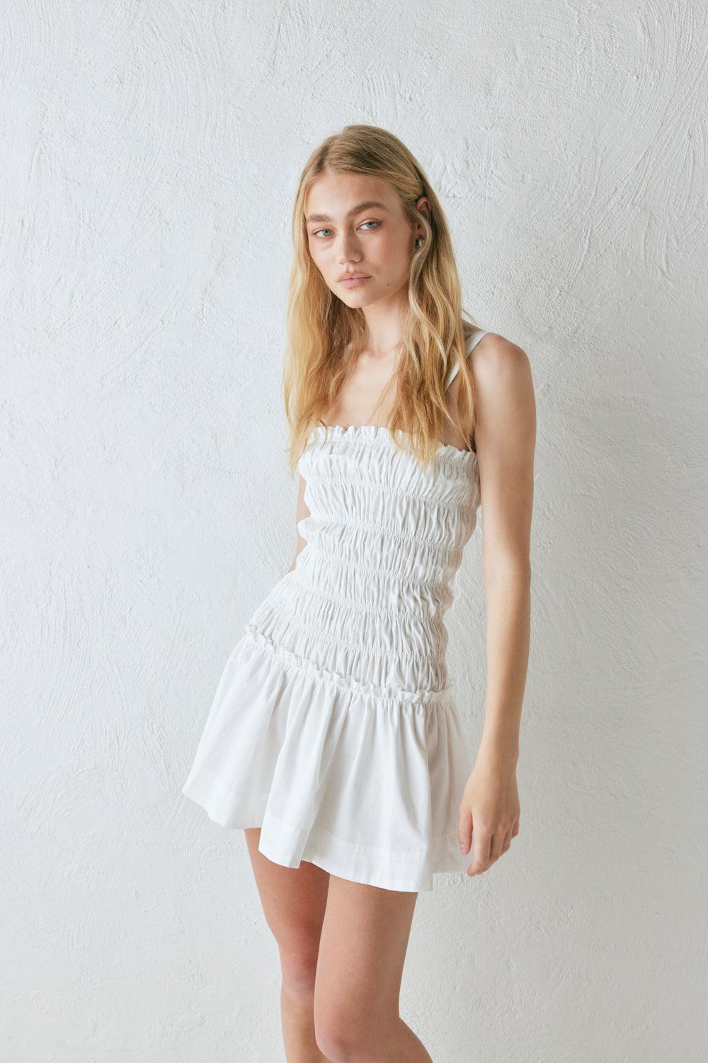 Gabi Mini Dress White Product Image