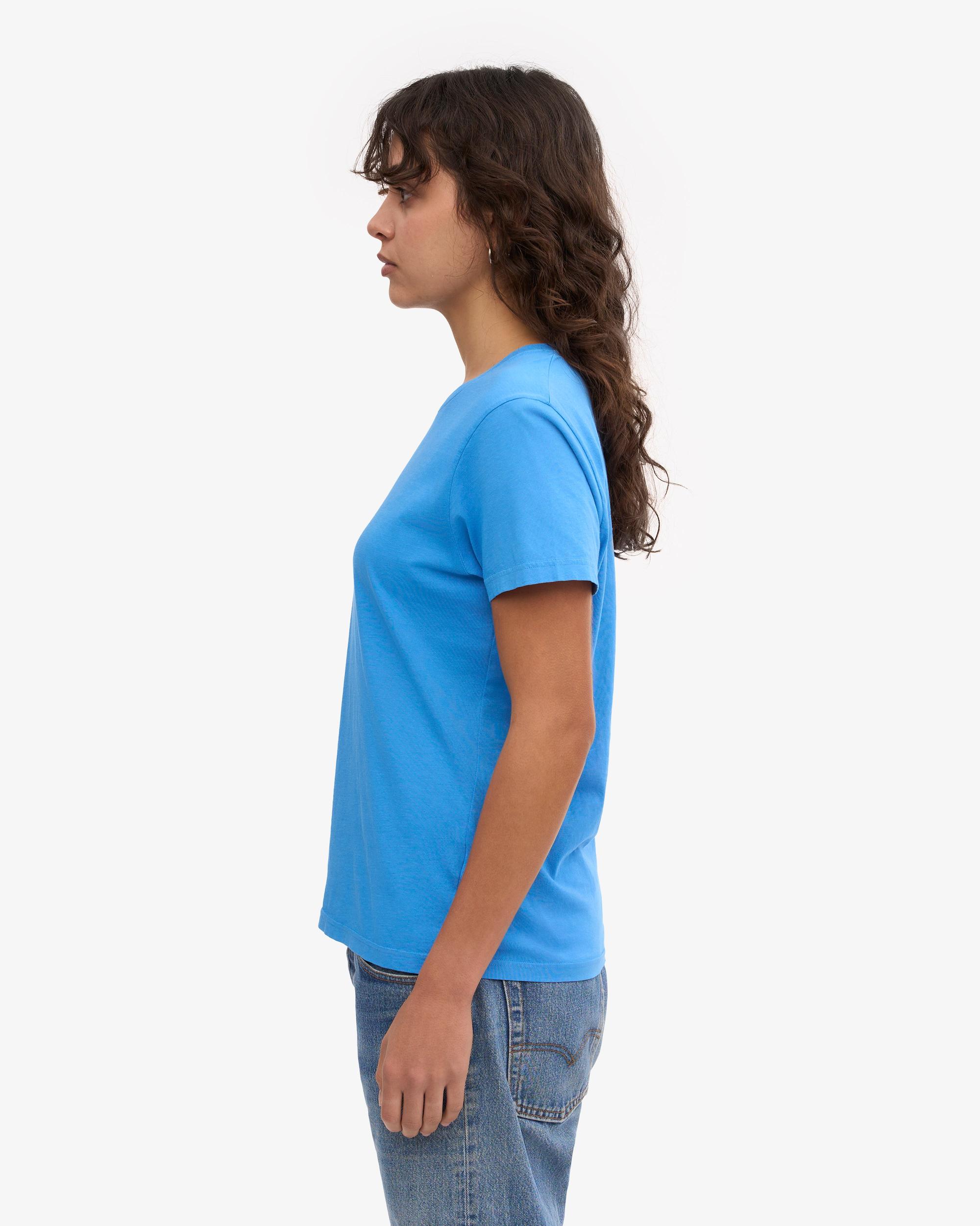 Women Light Organic Tee - Pacific Blue Product Image