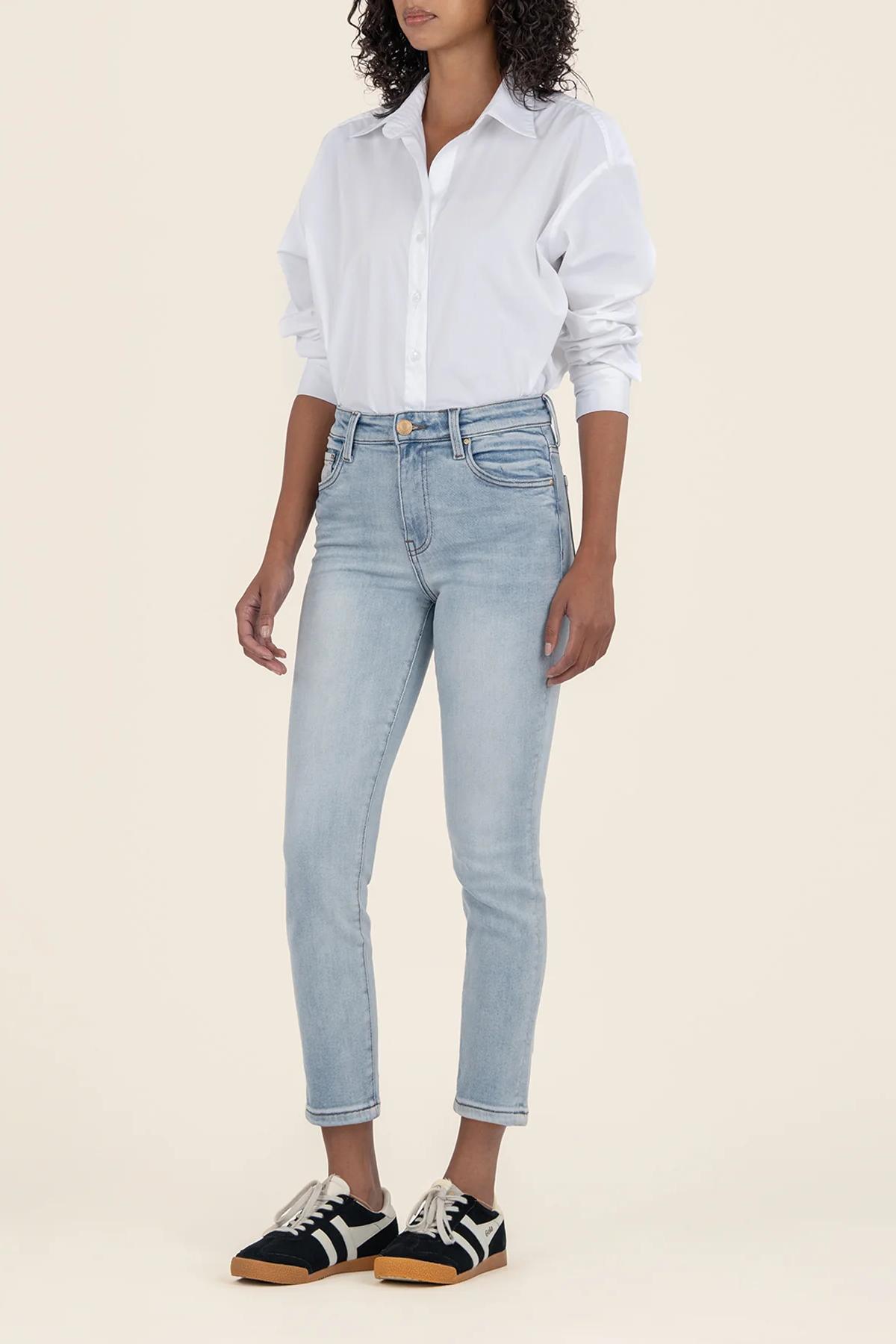 Catherine High Rise Crop Straight Leg- Conscious w/ Med Base Product Image