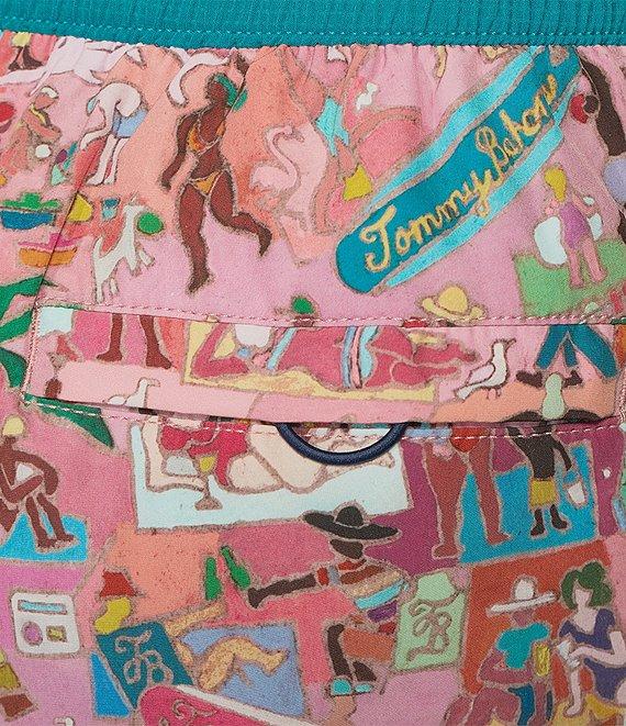 Tommy Bahama Baja Scenic To Believe It 8#double; Inseam Swim Trunks Product Image