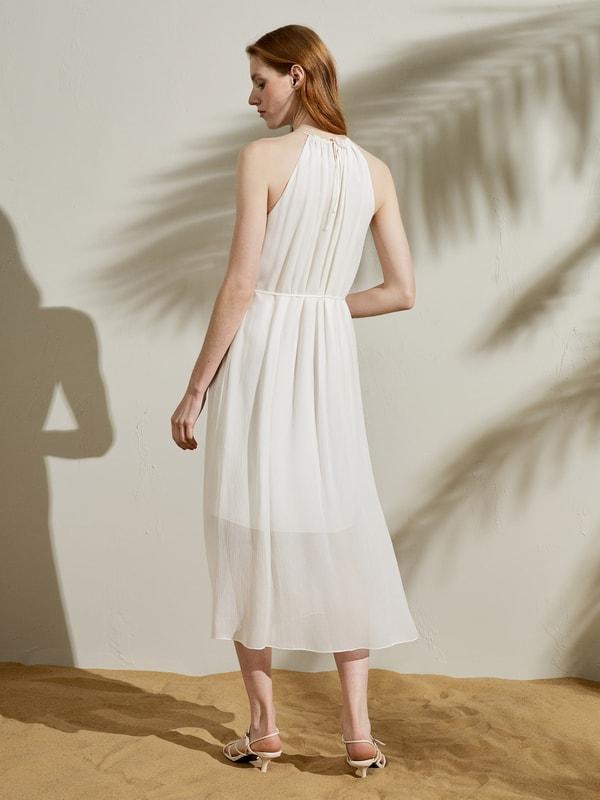 Double-layer Silk Georgette Dress Product Image