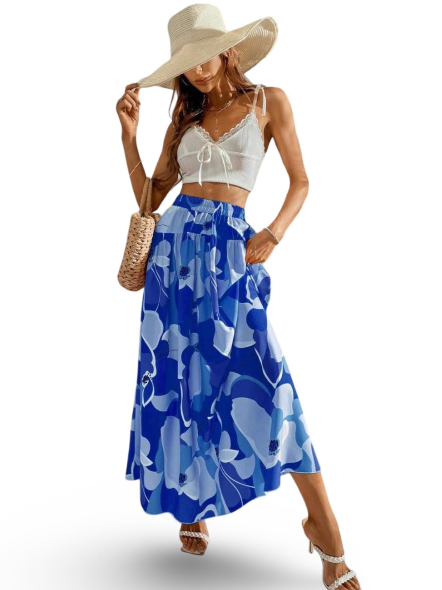 Luv Fashion Floral Skirt Product Image
