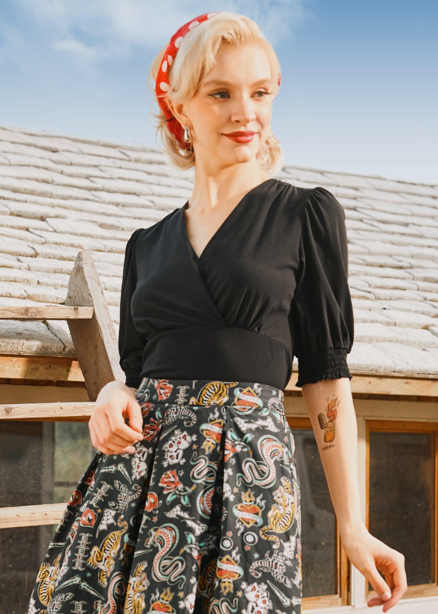 Puff & Grace Wrap Top Product Image