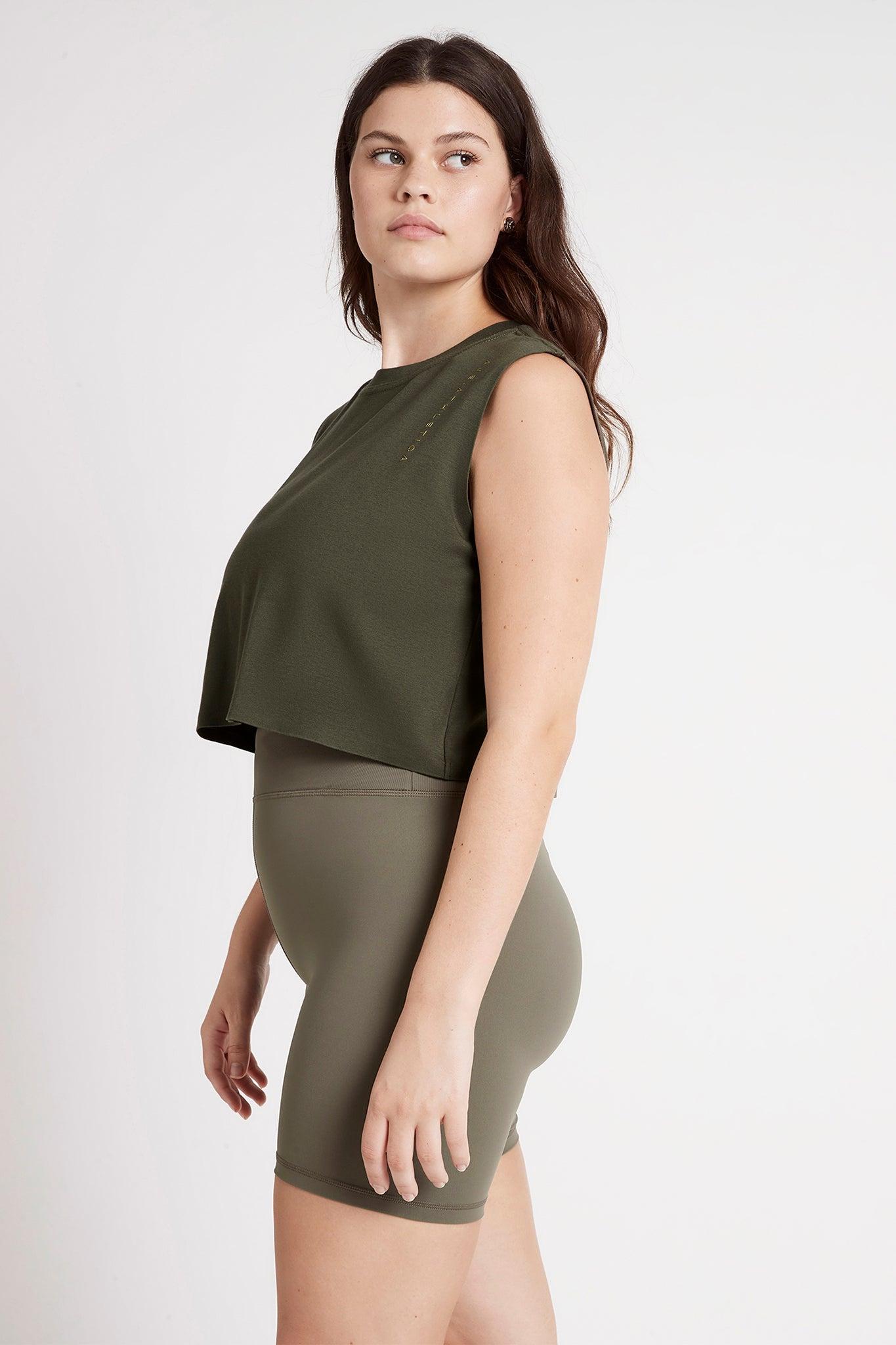 Cropped Embossed Signature Logo Tank 112 Product Image