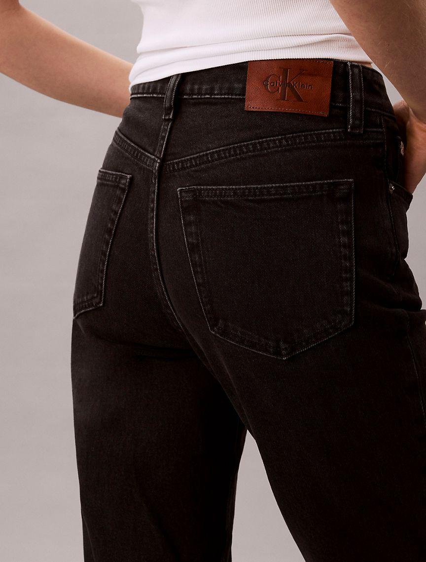 High Rise Straight Jeans Product Image