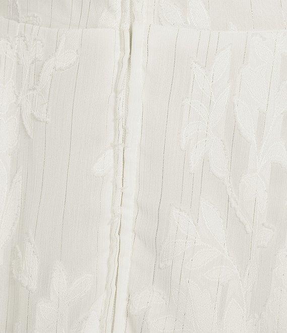 B. Darlin Floral Jacquard Double Hem Fit & Flare Dress Product Image