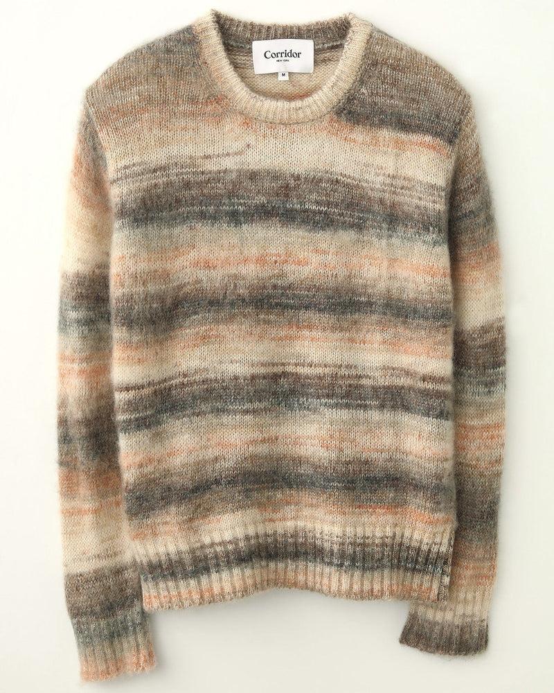 Space Dye Mohair Crewneck - Natural Product Image