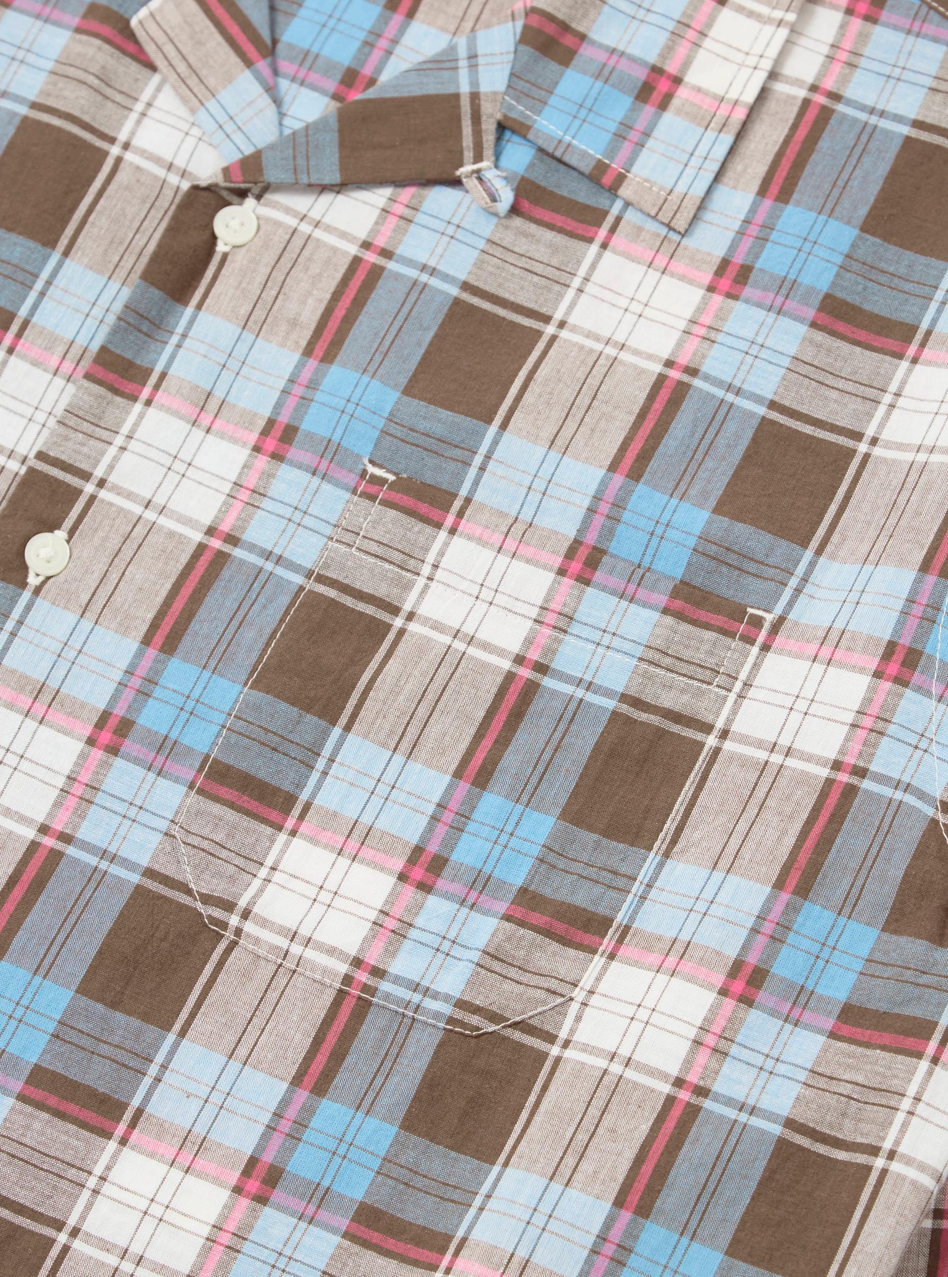 Blue/Brown Check 3 Long Pyjama Set Product Image