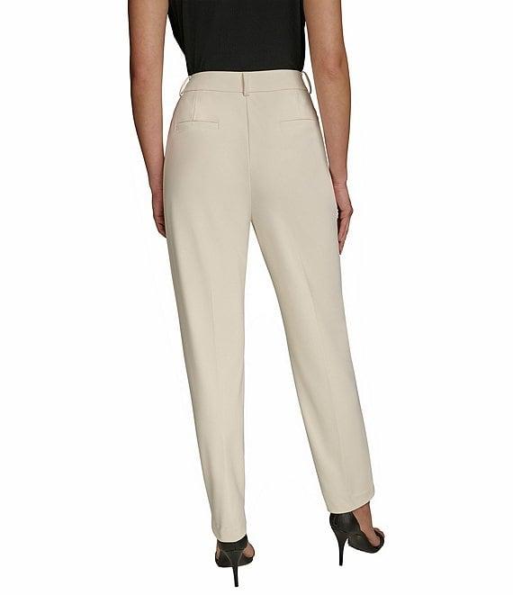 Donna Karan High-Rise Slim Leg Ankle Length Pant Product Image