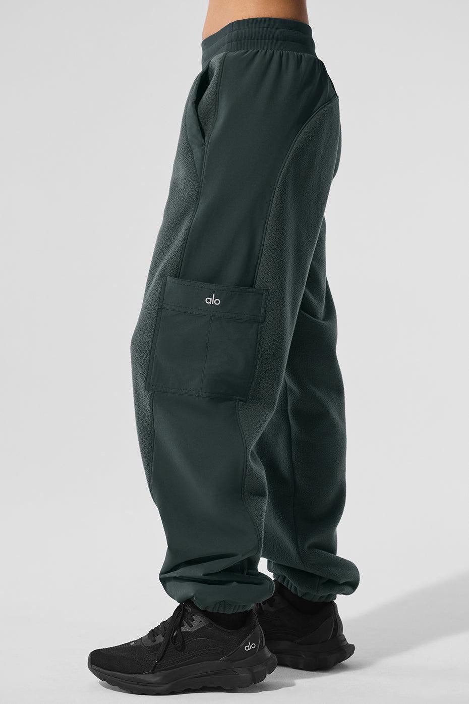 Polar Fleece Wintry Mix Pant - Charcoal Green Product Image