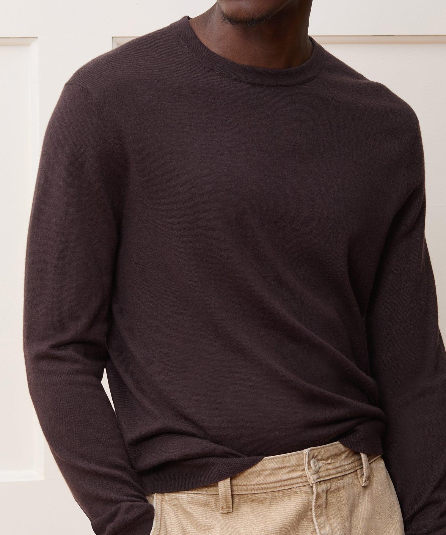 Silk-Cashmere Crewneck Sweater Product Image