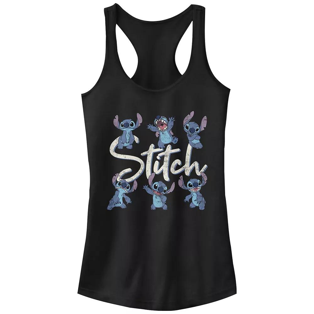 Juniors' Disney's Lilo & Stitch Poses Of Stitch Tank Top, Women's,  Product Image