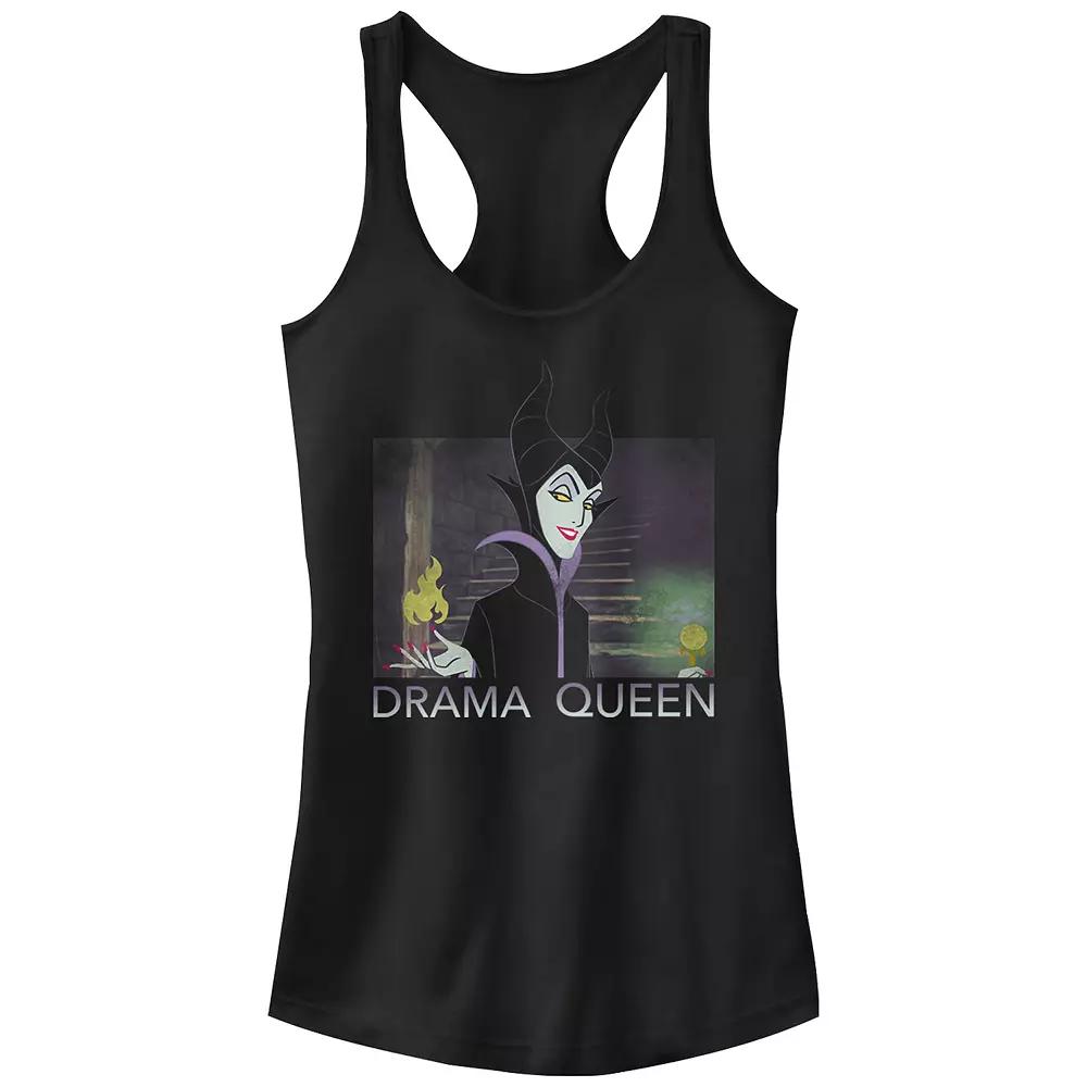 Disney Villains Sleeping Beauty Maleficent Drama Queen Juniors' Racerback Tank Top, Girl's,  Product Image