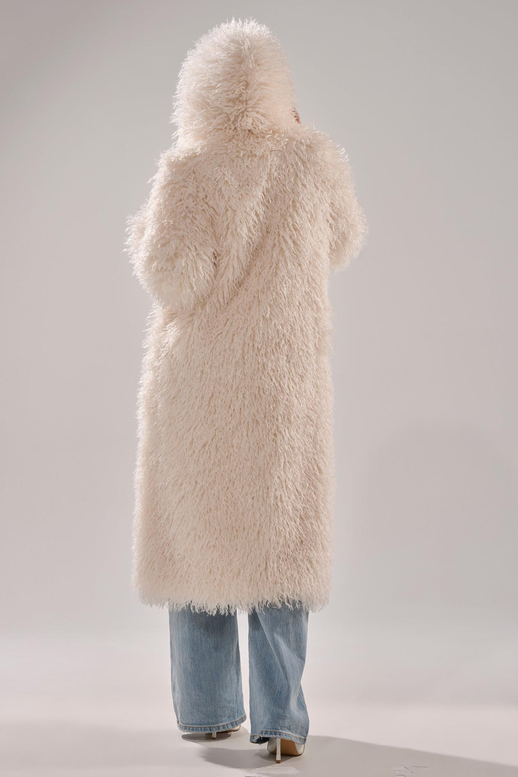 SCARLETT FAUX FUR COAT Product Image