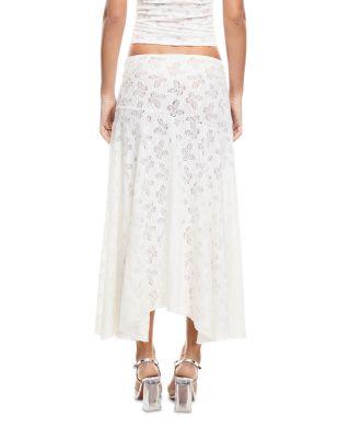 Lace Handkerchief Hem Skirt Product Image