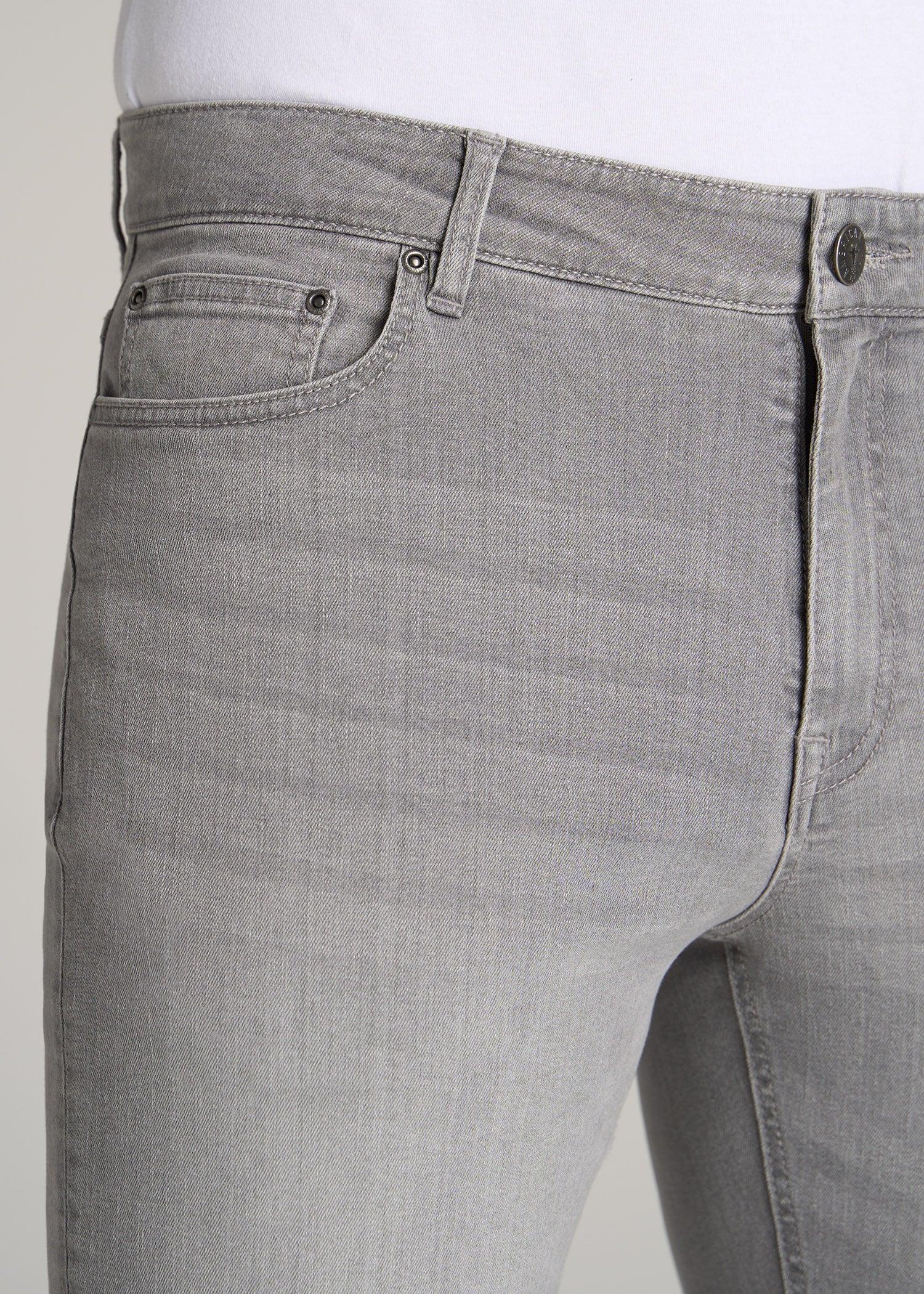 Dylan Slim Fit Jeans for Tall Men in Concrete Grey Product Image