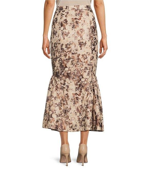 Muse by Marchesa Coordinating Rhodes Foil Tweed Skirt Product Image