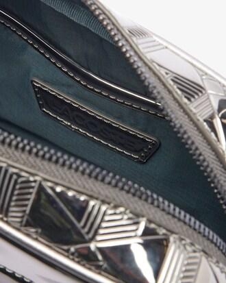 Small The Blend Silver Reporter Bag Product Image