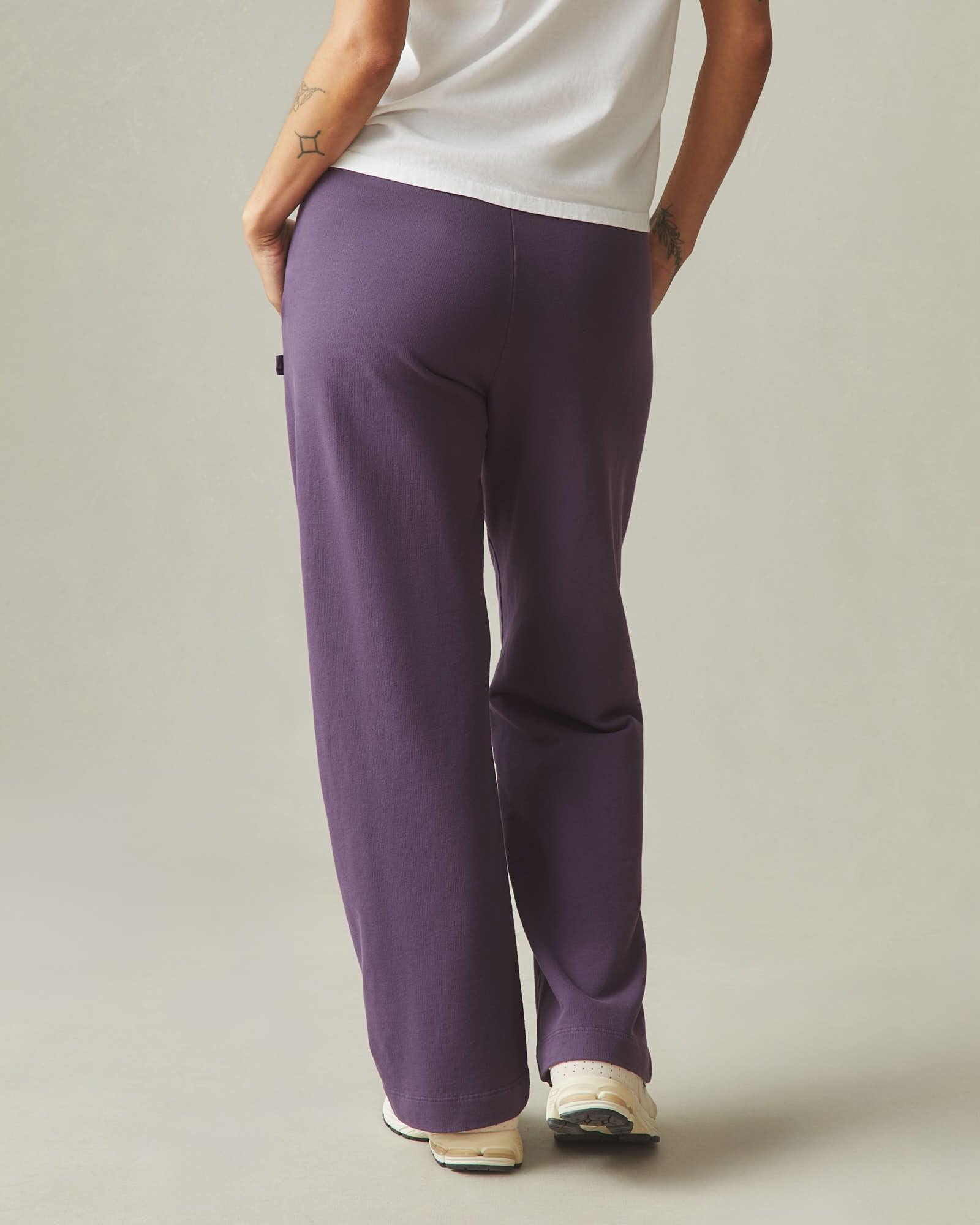 Women's French Terry Straight Sweatpant - Navy Cosmos Product Image