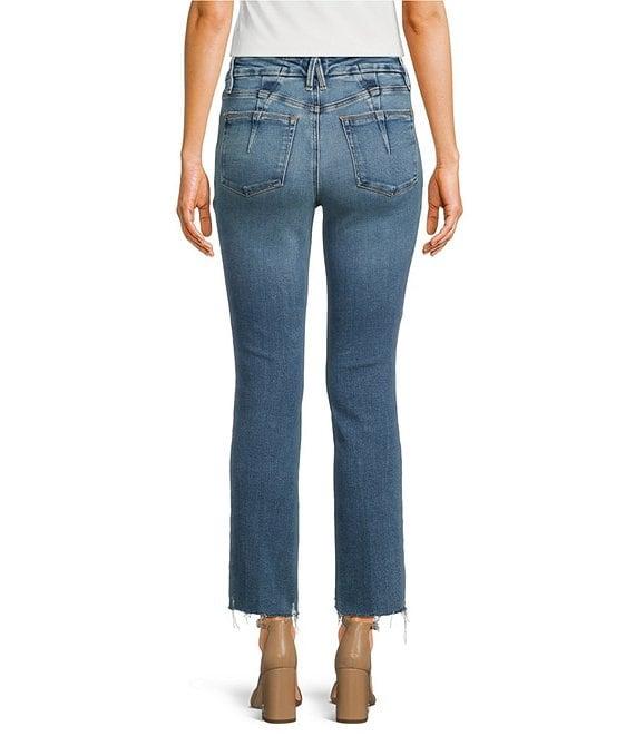 Good American Soft Tech Good Legs Straight Jeans Product Image