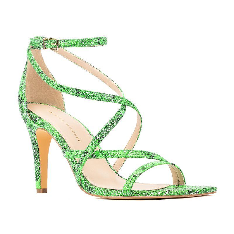 Fashion to Figure Stella Women's Wide Width Strappy Sandals,  Product Image