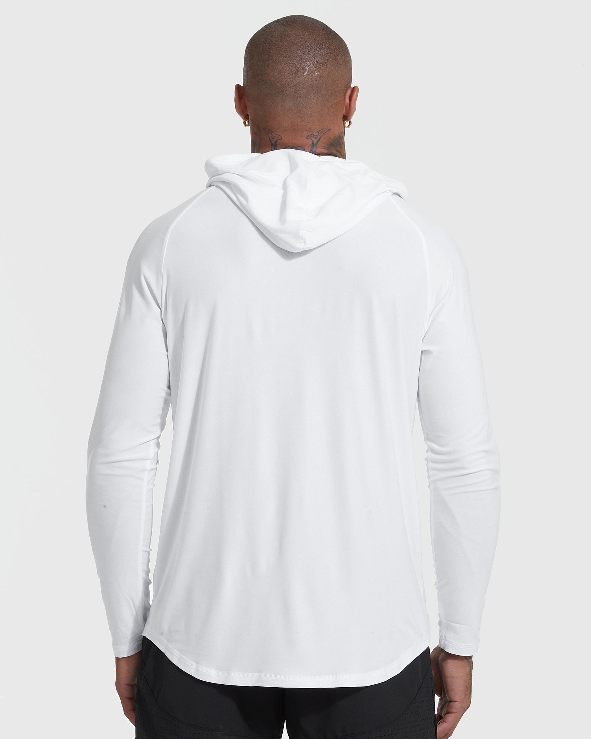 White Active Hoodie Product Image