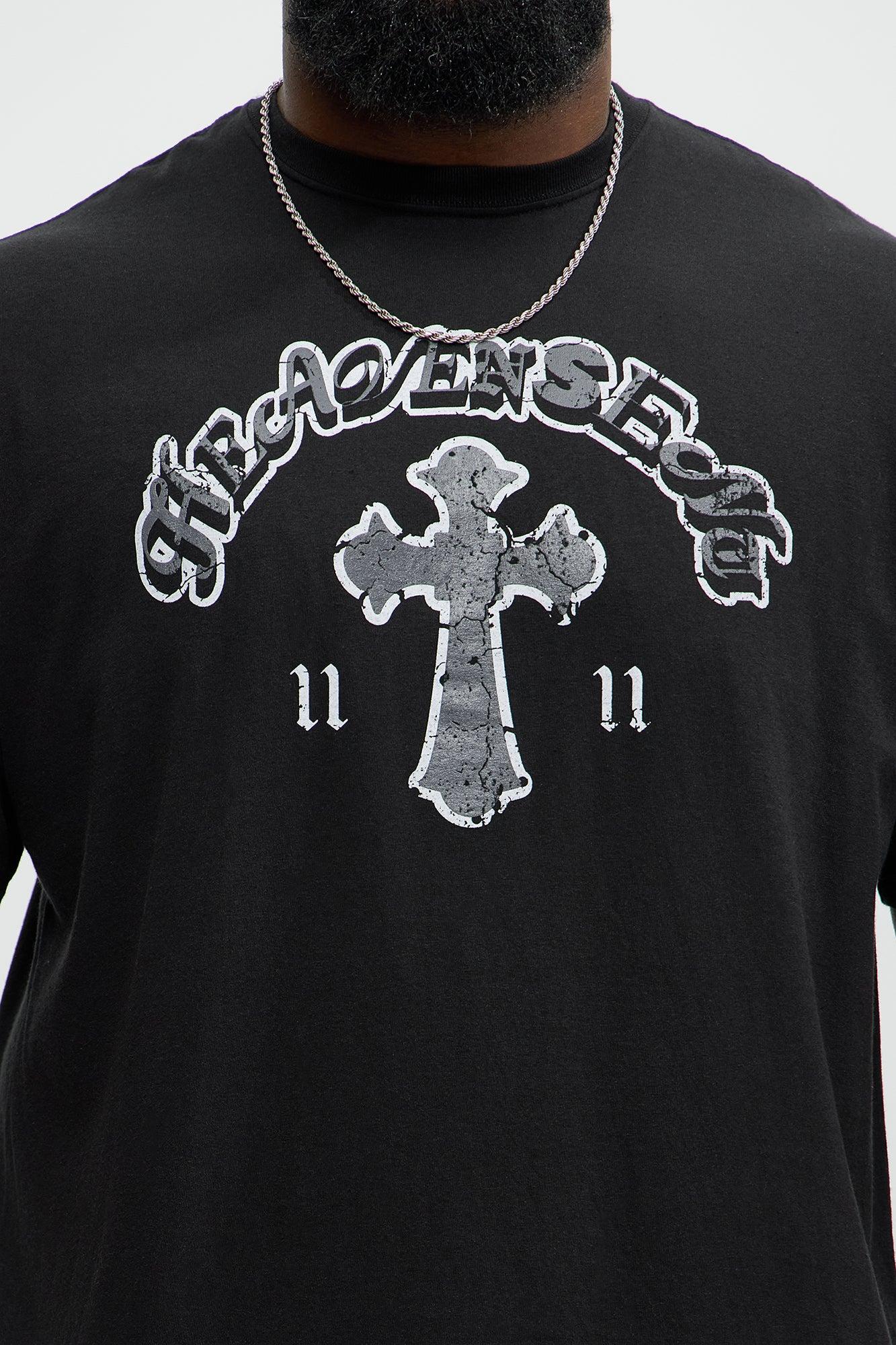 Heaven Sent 11:11 Short Sleeve Tee - Black Product Image