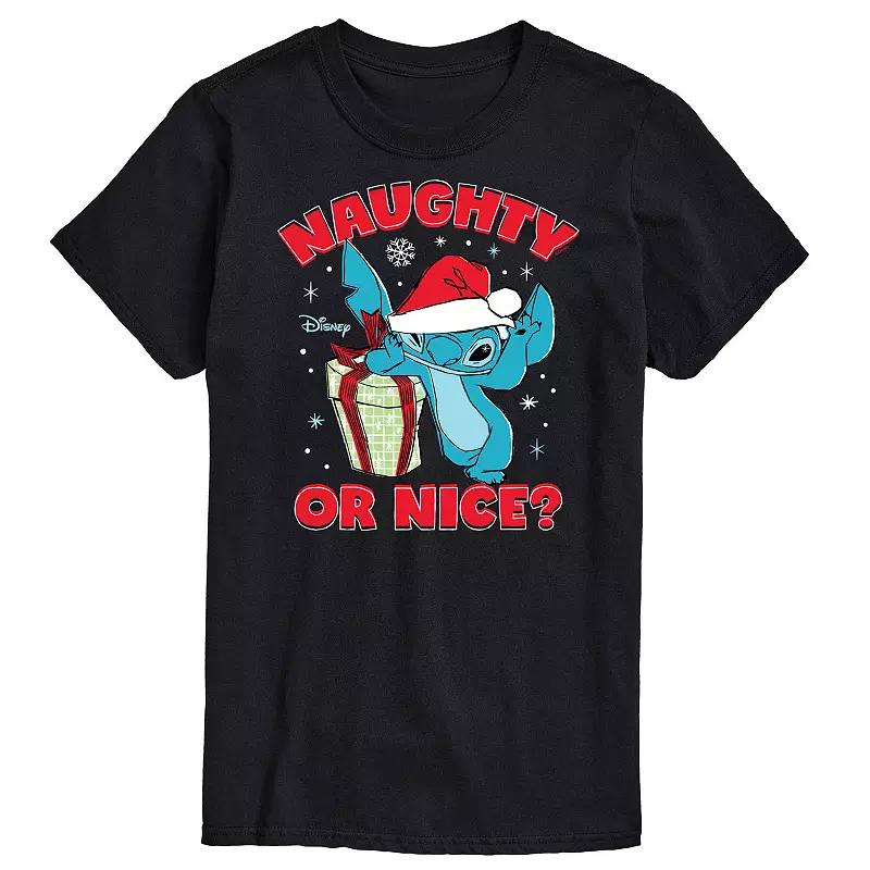 Disney's Lilo & Stitch Men's Naughty Or Nice Graphic Tee,  Product Image