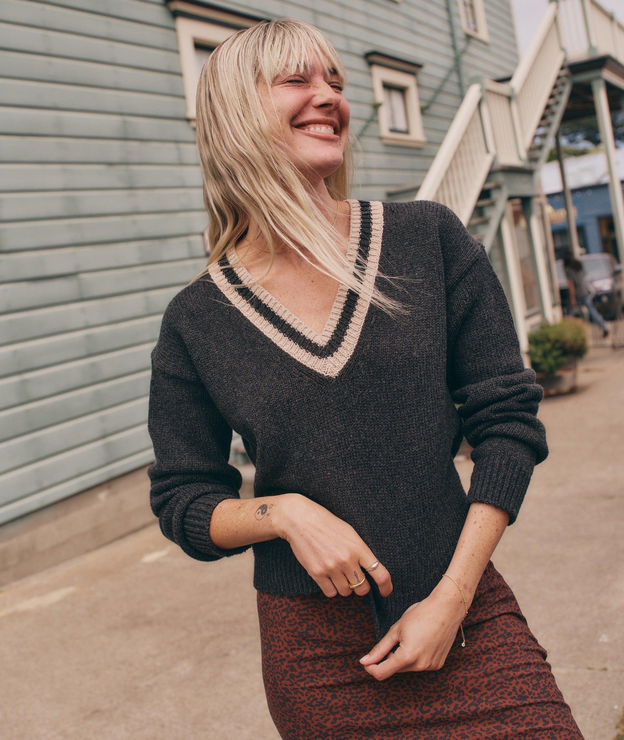 Bella Cropped Sweater Product Image