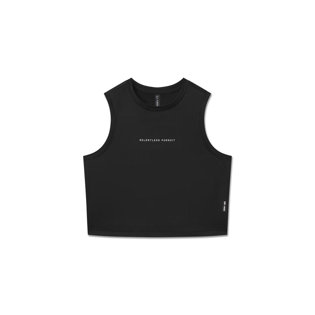 W020. AeroSilver® Tank Top - Black "RP" Product Image
