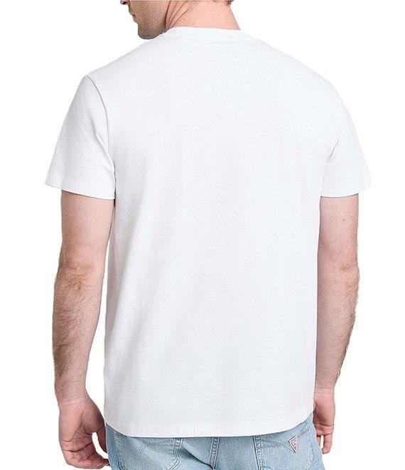 Guess Flower Embroidered Short Sleeve T-Shirt Product Image