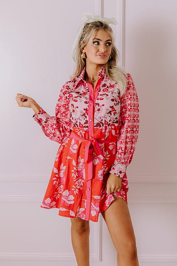 Sweetly Surprised Floral Mini Dress Product Image