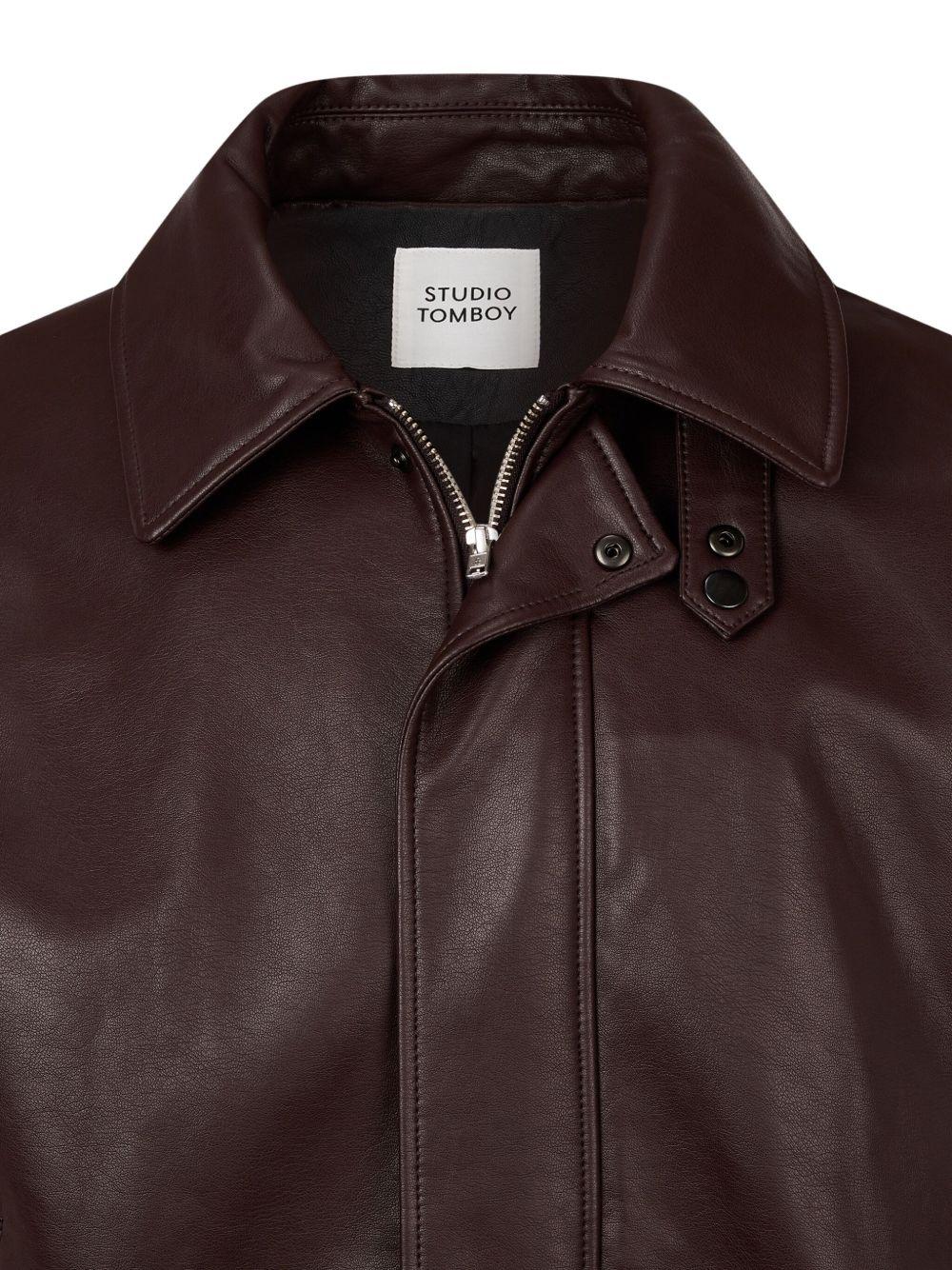 faux-leather jacket Product Image